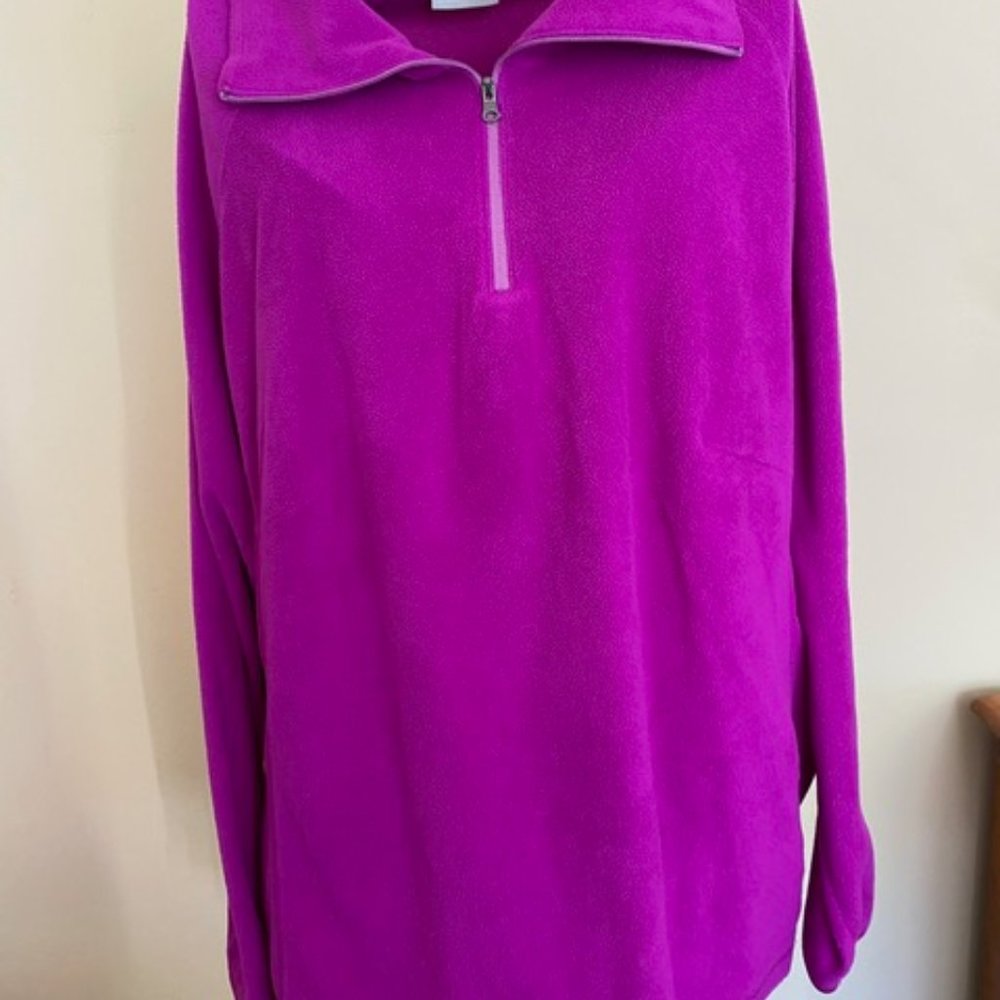 Columbia Fleece 1/3 zip front pullover